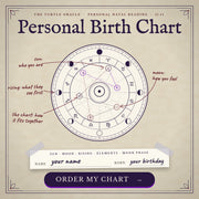 Personal Birth Chart, a personalized natal astrology reading from Turtle Oracle
