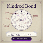 Kindred Bond, a personalized pet and person synastry astrology reading from Turtle Oracle